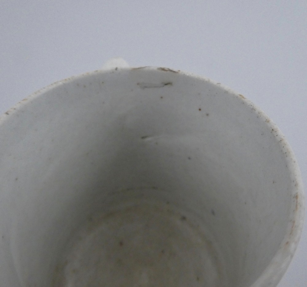 Bow porcelain coffee can. Famille rose style decoration. c. 1755. View VIII