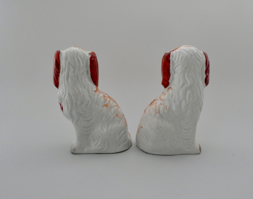 Staffordshire Basket of Flower Spaniels, c. 1860. View II