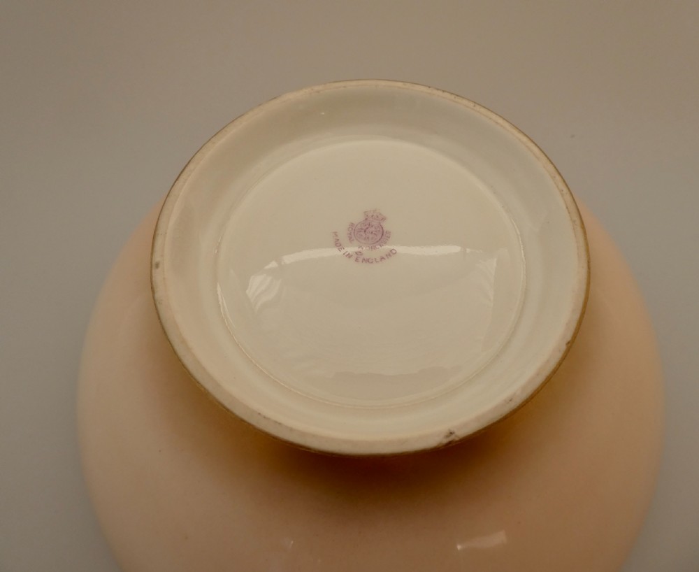 Royal Worcester porcelain fruit painted bowl. William Ricketts, dated 1929. View VIII