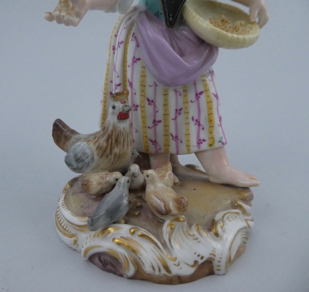 Pair Meissen porcelain figures, c. 1870 View VI