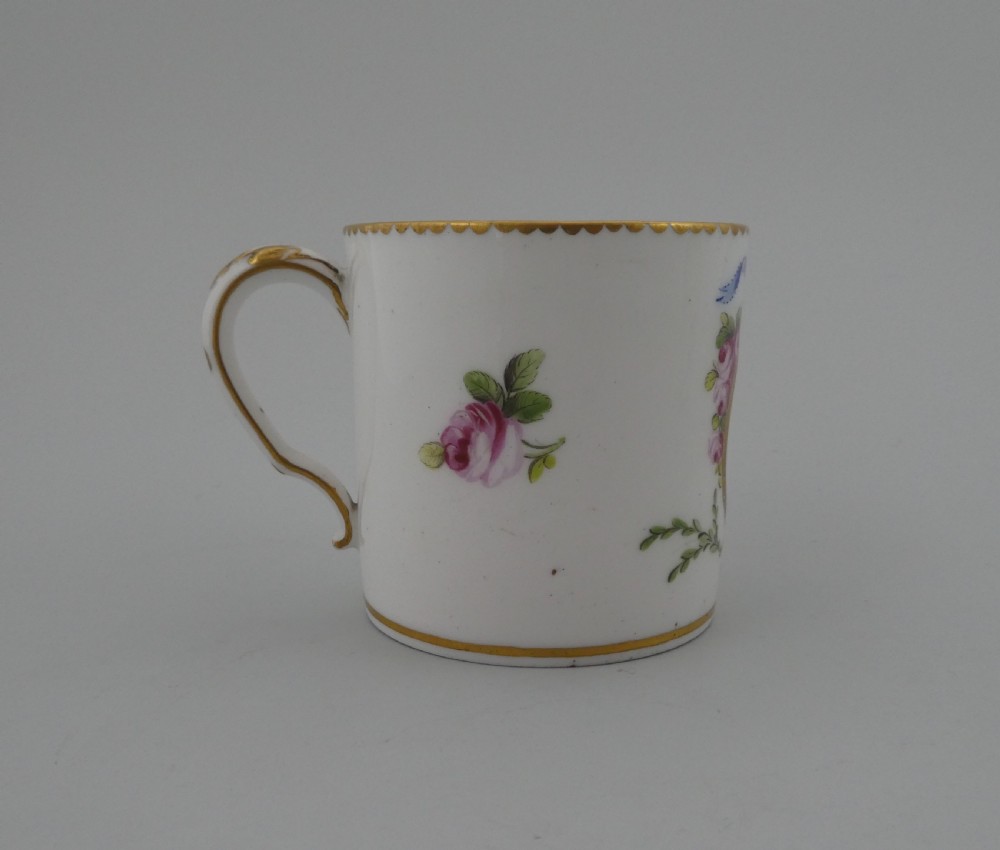 Sevres porcelain coffee can, dated 1779. View II
