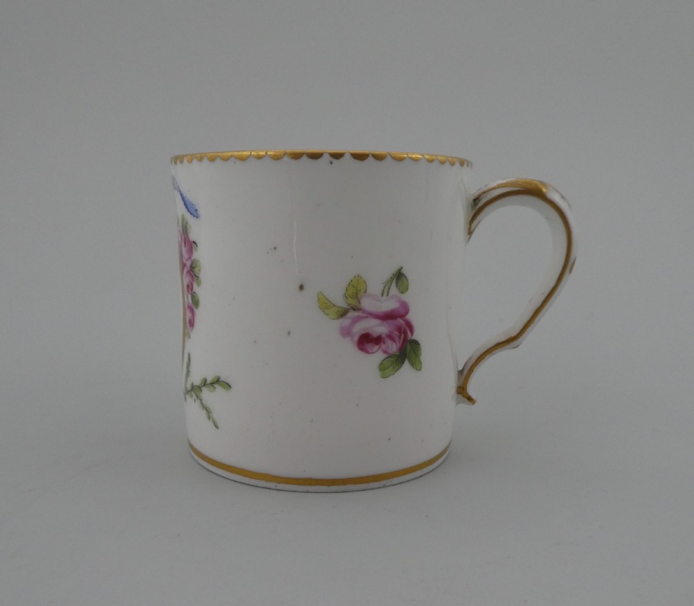 Sevres porcelain coffee can, dated 1779. View III