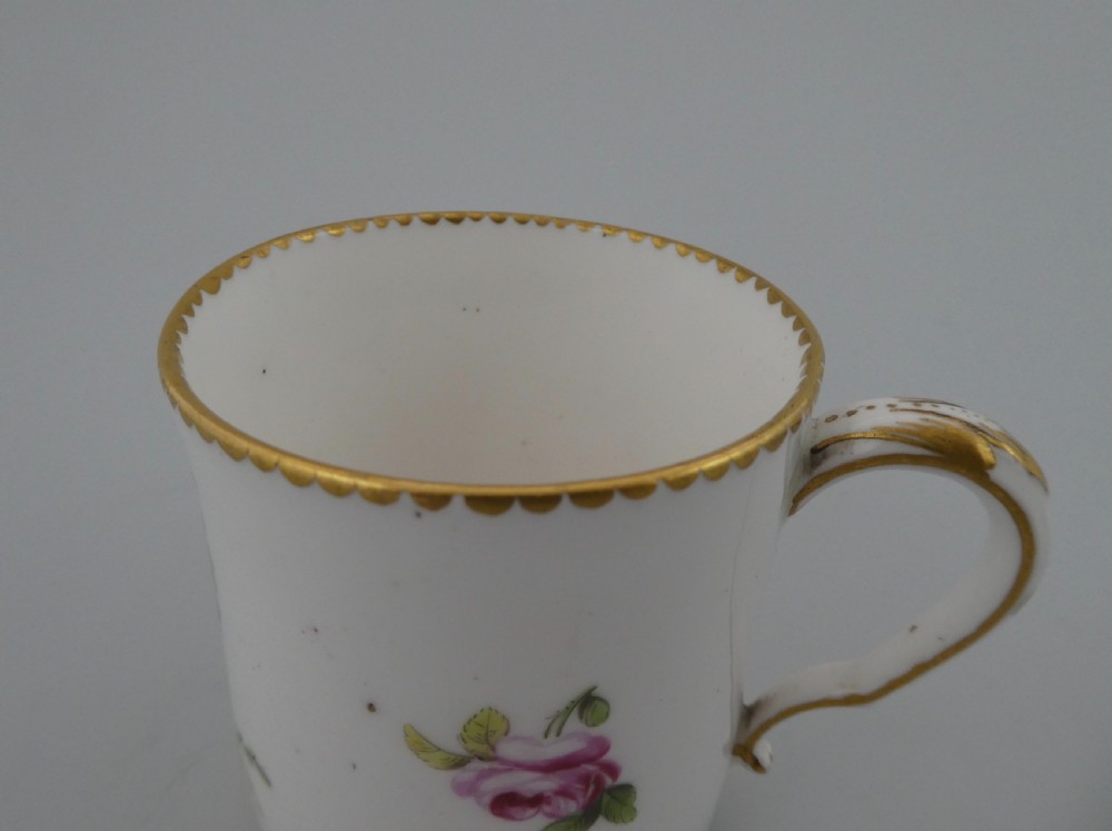 Sevres porcelain coffee can, dated 1779. View V