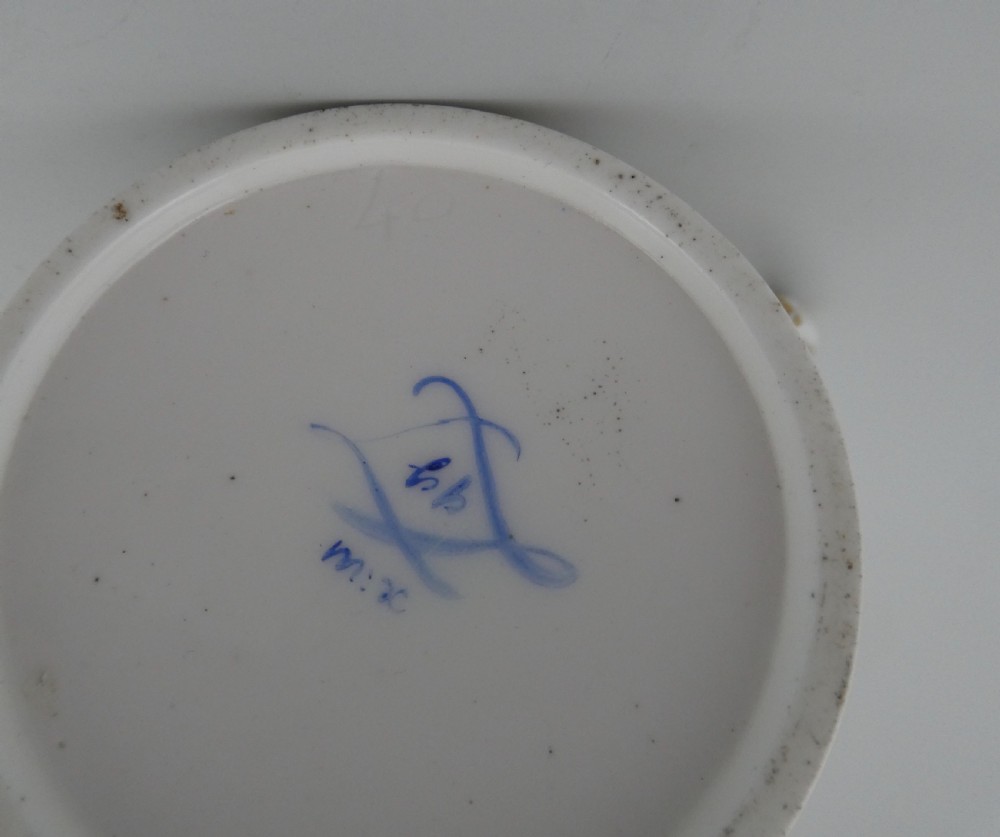 Sevres porcelain coffee can, dated 1779. View VII