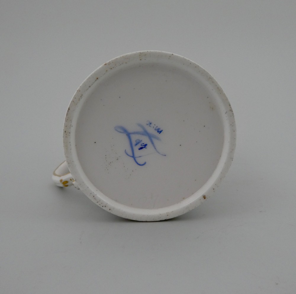 Sevres porcelain coffee can, dated 1779. View VIII