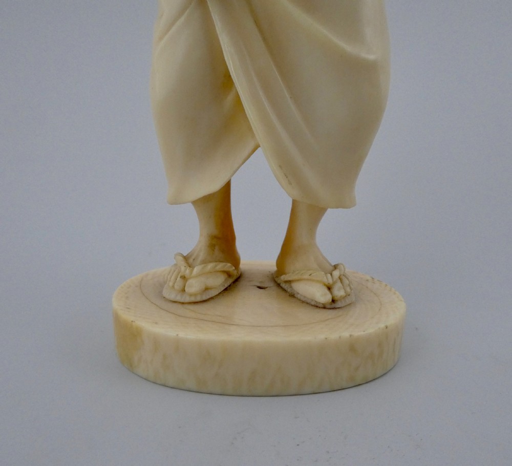 Japanese ivory okimono, c. 1900. Meiji Period. Signe Gyokushi. View VII