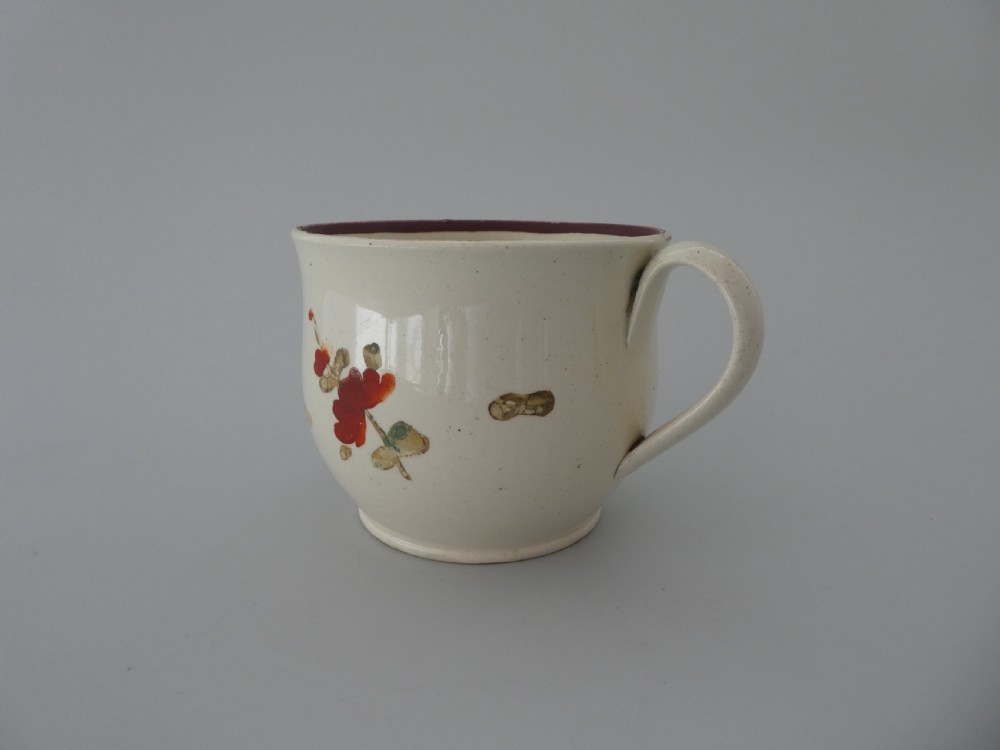 Yorkshire creamware portinger, ‘This is for John’, c. 1790. View IV