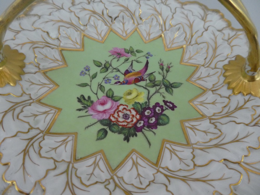 FBB Worcester porcelain card tray, c. 1815 View II
