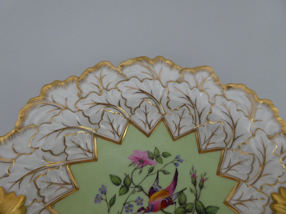 FBB Worcester porcelain card tray, c. 1815 View III
