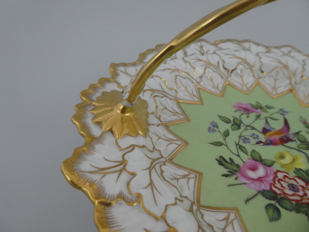 FBB Worcester porcelain card tray, c. 1815 View V