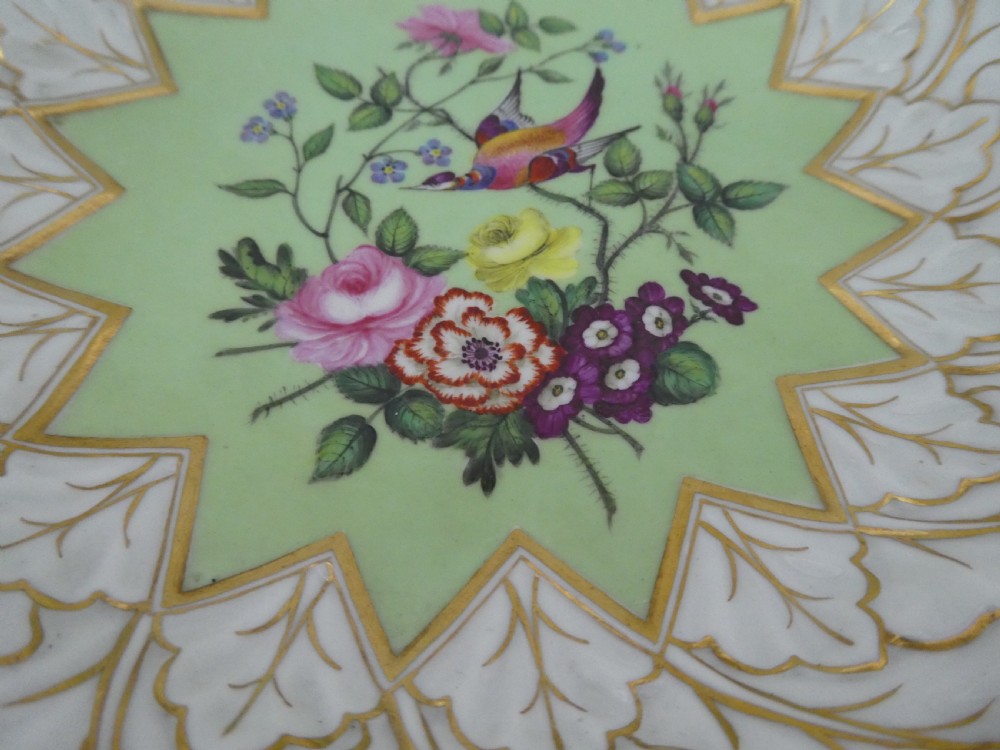 FBB Worcester porcelain card tray, c. 1815 View VI