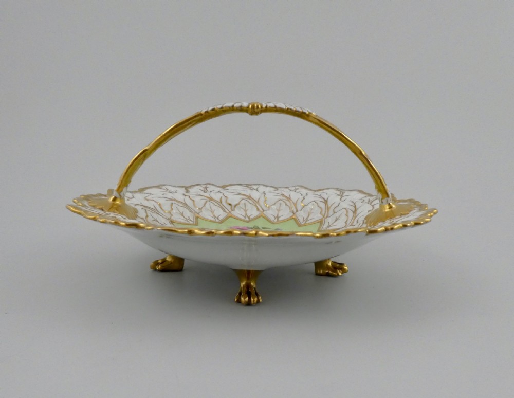 FBB Worcester porcelain card tray, c. 1815 View VII