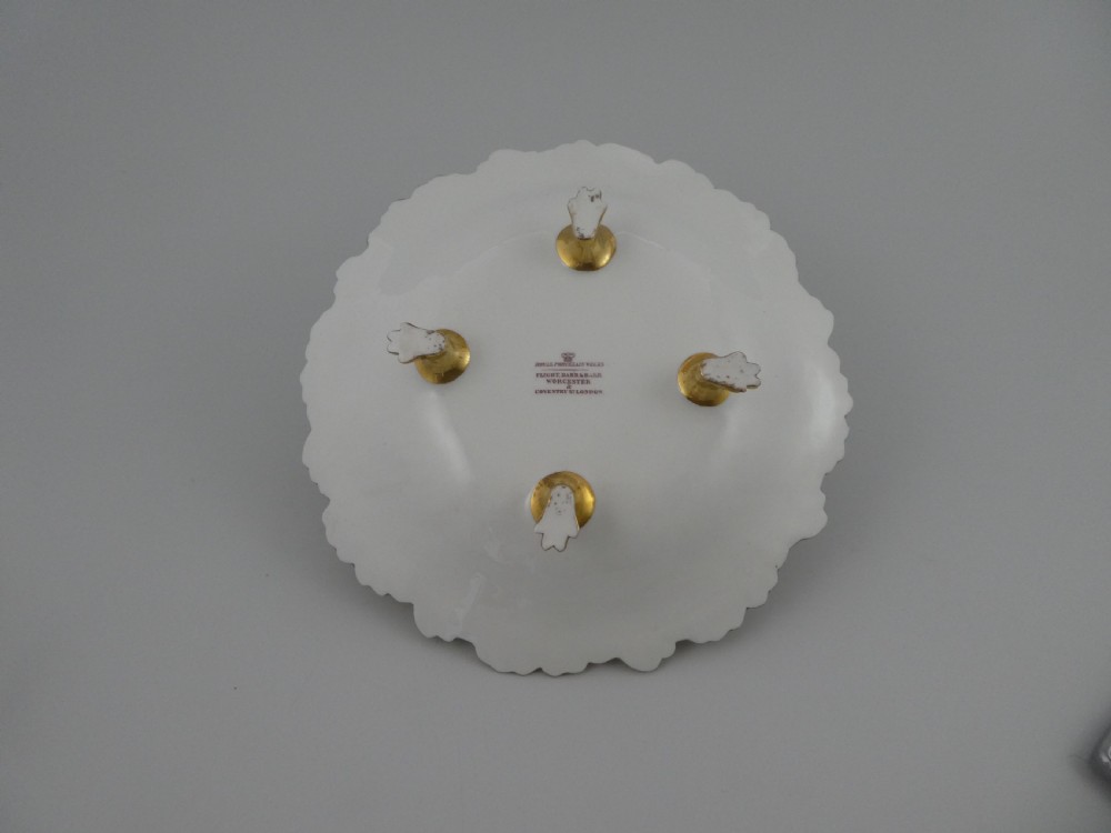 FBB Worcester porcelain card tray, c. 1815 View VIII