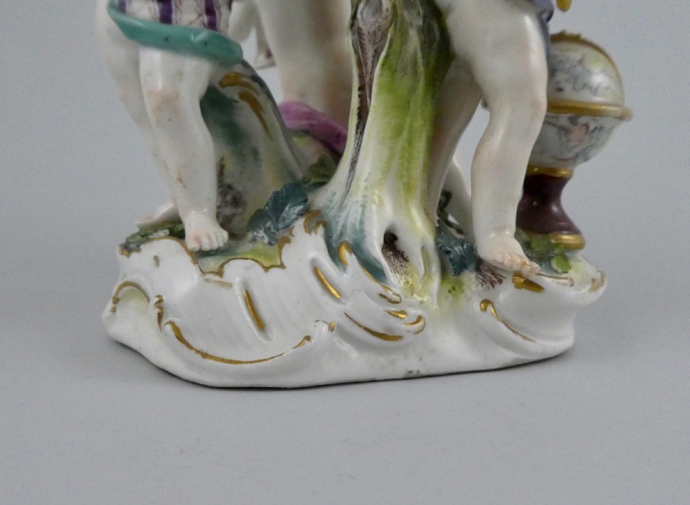 Meissen porcelain group of Putti, c. 1760. View IX
