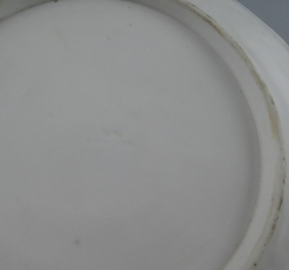 Nantgarw porcelain dish. London decorated by Moses Webster, c. 1820. View VIII