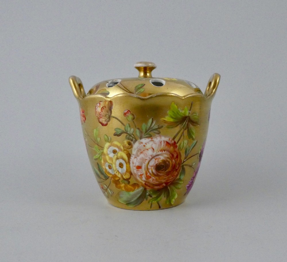 Spode porcelain pot pourri, c. 1810. View V