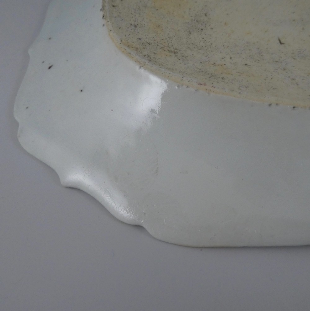 Chinese porcelain dish ‘Pseudo Tobacco Leaf’ pattern, c. 1760. Qianlong Period. View IX