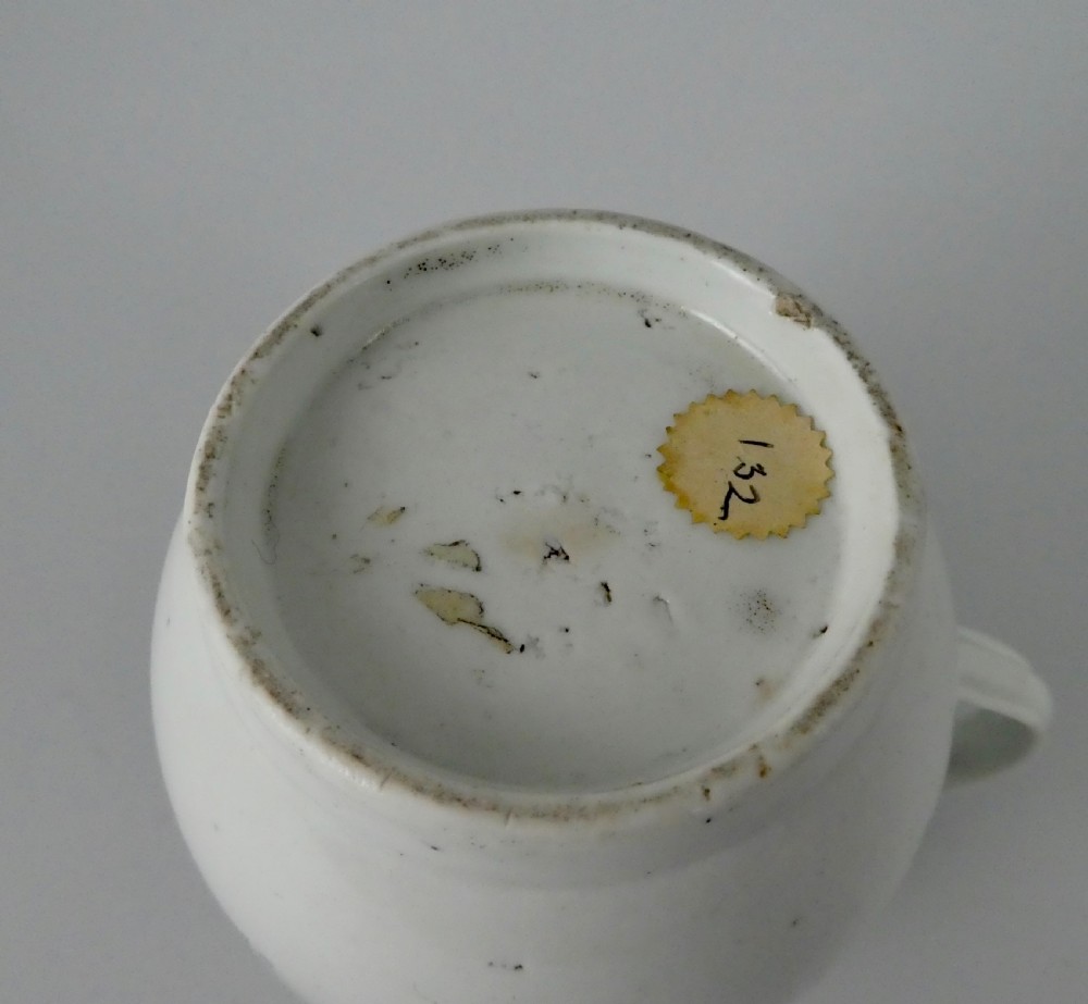 Worcester porcelain mug. King of Prussia, dated 1757. View IX