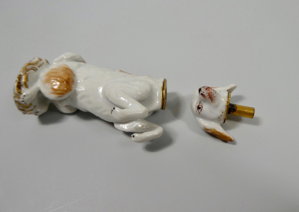 French porcelain scent bottle, c. 1880. View V