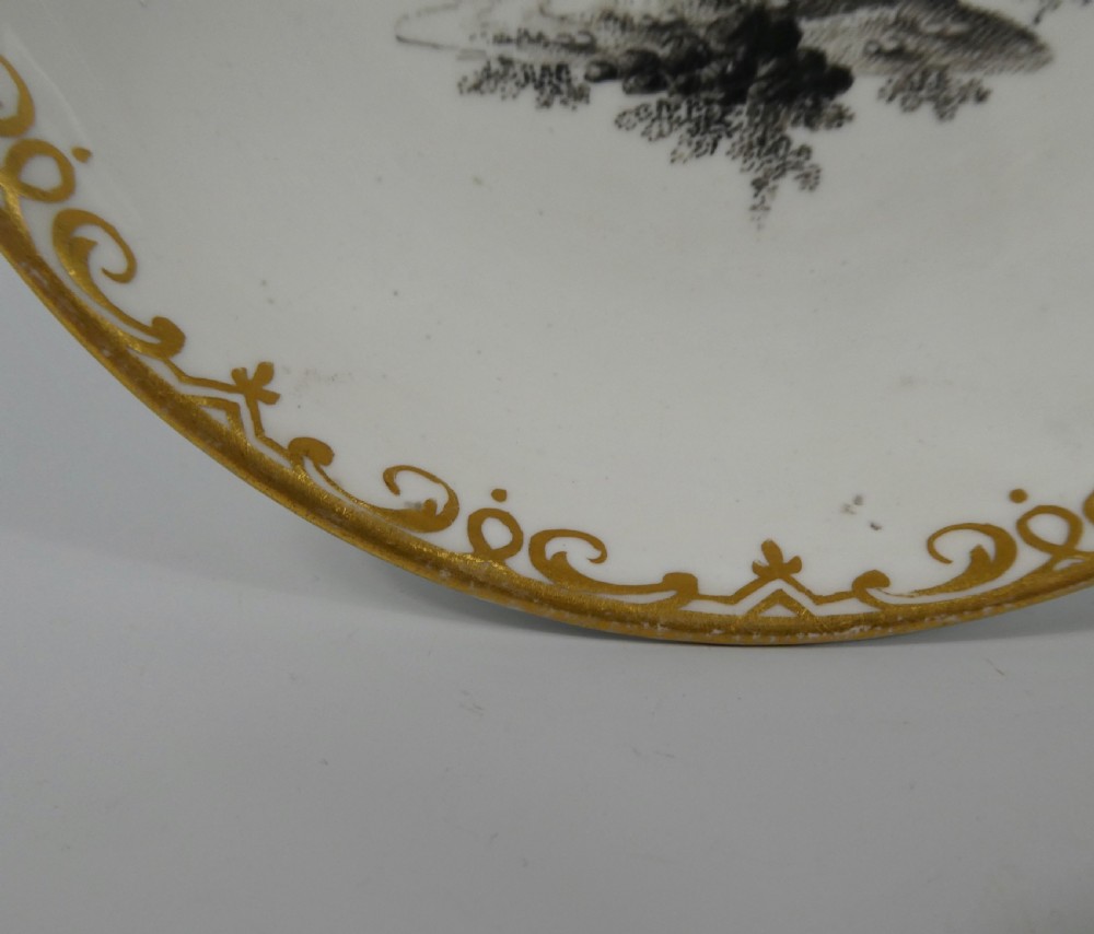 Vienna porcelain chocolate cup and saucer, c. 1760. View IV