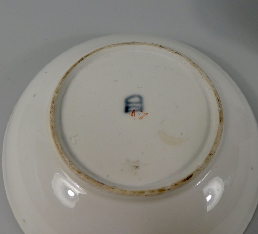 Vienna porcelain chocolate cup and saucer, c. 1760. View XIII