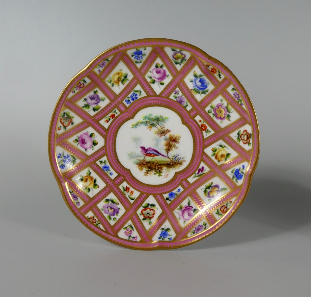 Coalport porcelain cup and saucer, c. 1845 View II