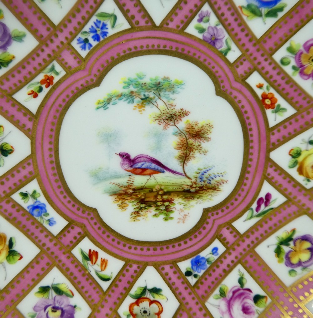 Coalport porcelain cup and saucer, c. 1845 View III