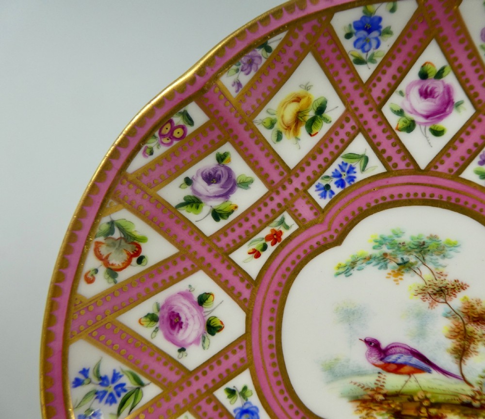 Coalport porcelain cup and saucer, c. 1845 View V
