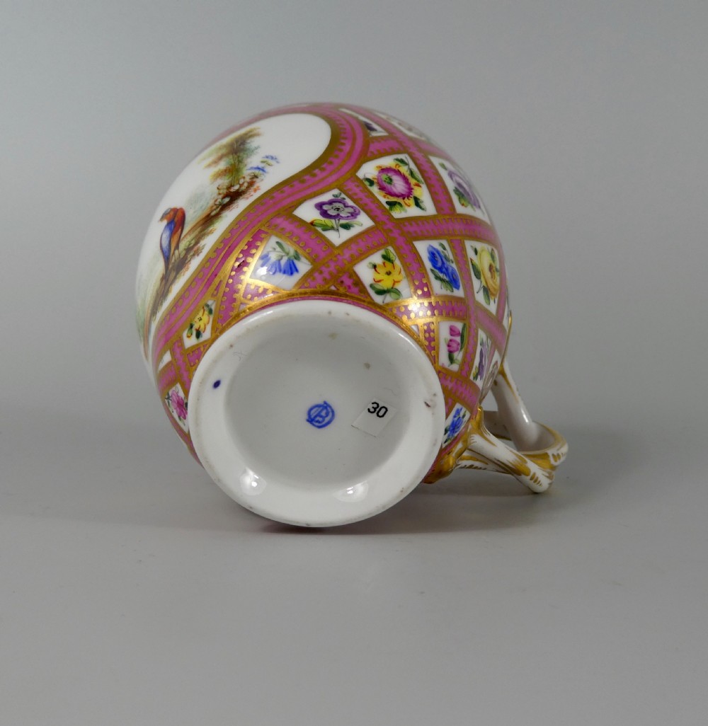 Coalport porcelain cup and saucer, c. 1845 View XV