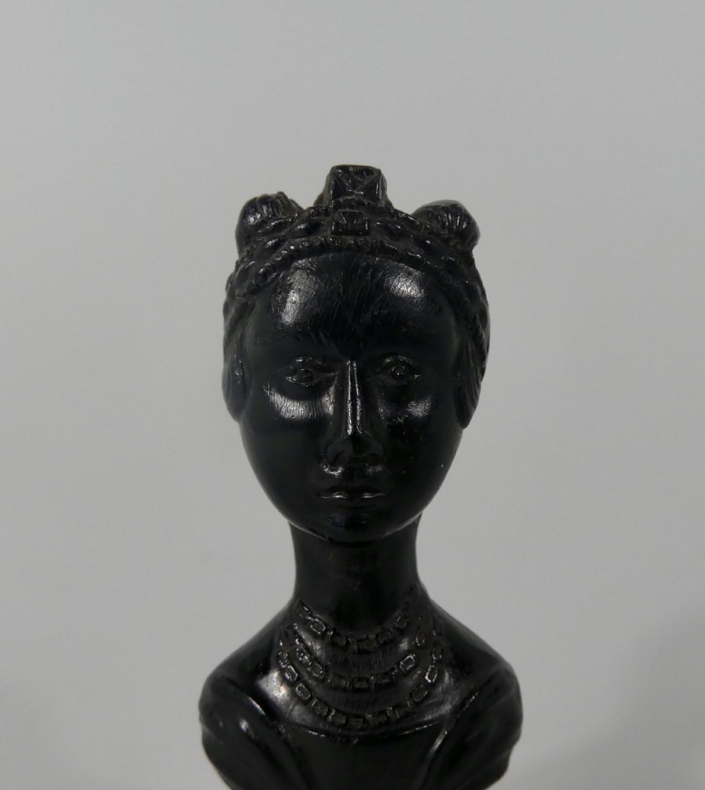 Queen Victoria, pressed horn seal, c. 1837. View II