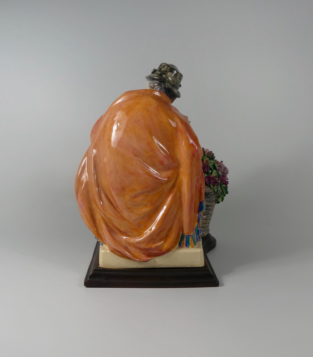 Charles Vyse figure ‘The Piccadilly Rose Woman’, dated 1923. View VI
