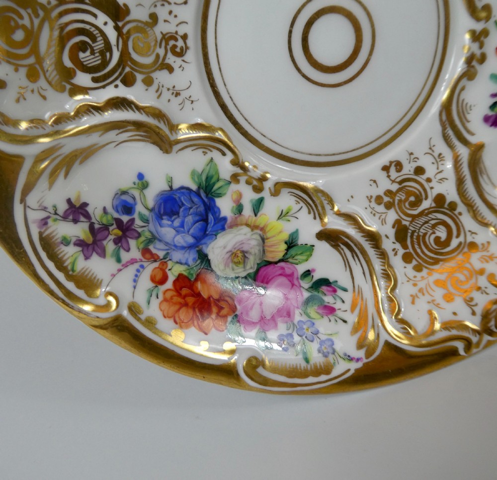 KPM Berlin porcelain chocolate cup, cover and stand, c. 1860. View IV