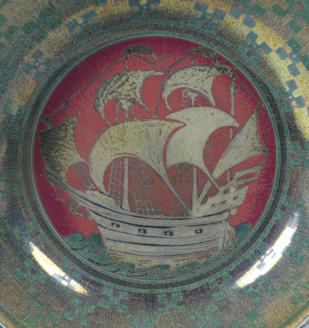 Pilkingtons Lancastrian bowl. William S. Mycock, c. 1915. View III