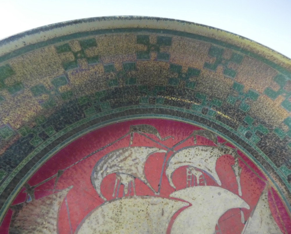 Pilkingtons Lancastrian bowl. William S. Mycock, c. 1915. View IV
