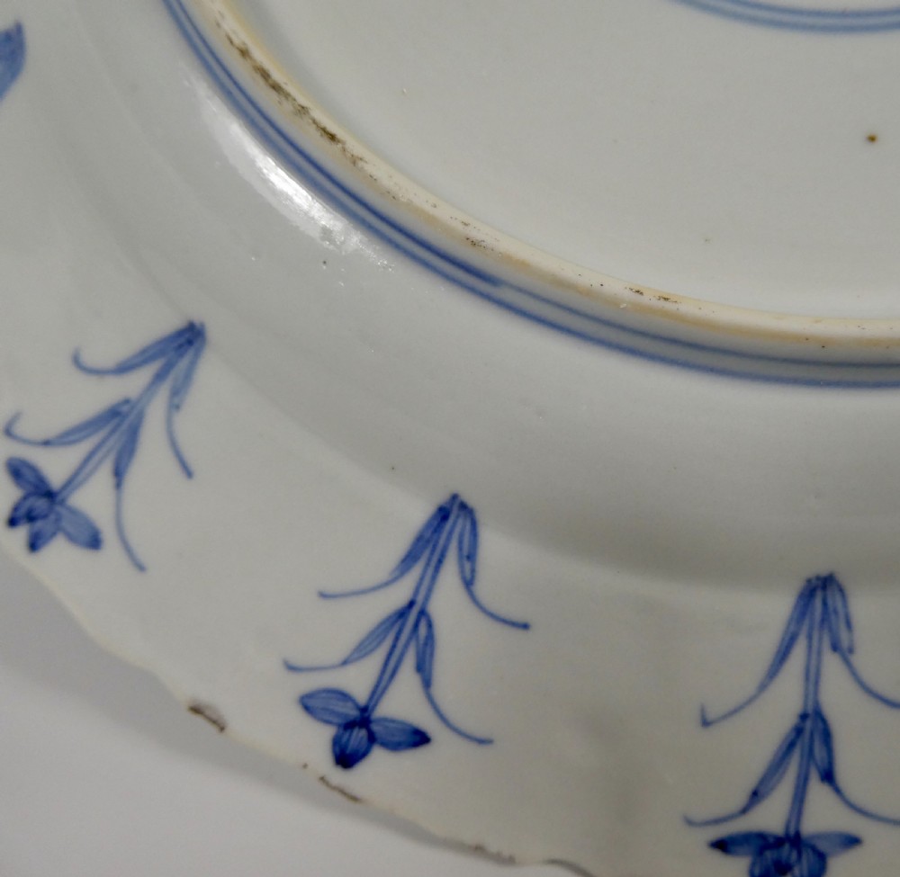 Chinese porcelain dish. Hare hunting. Kangxi Period, c. 1700. View IX