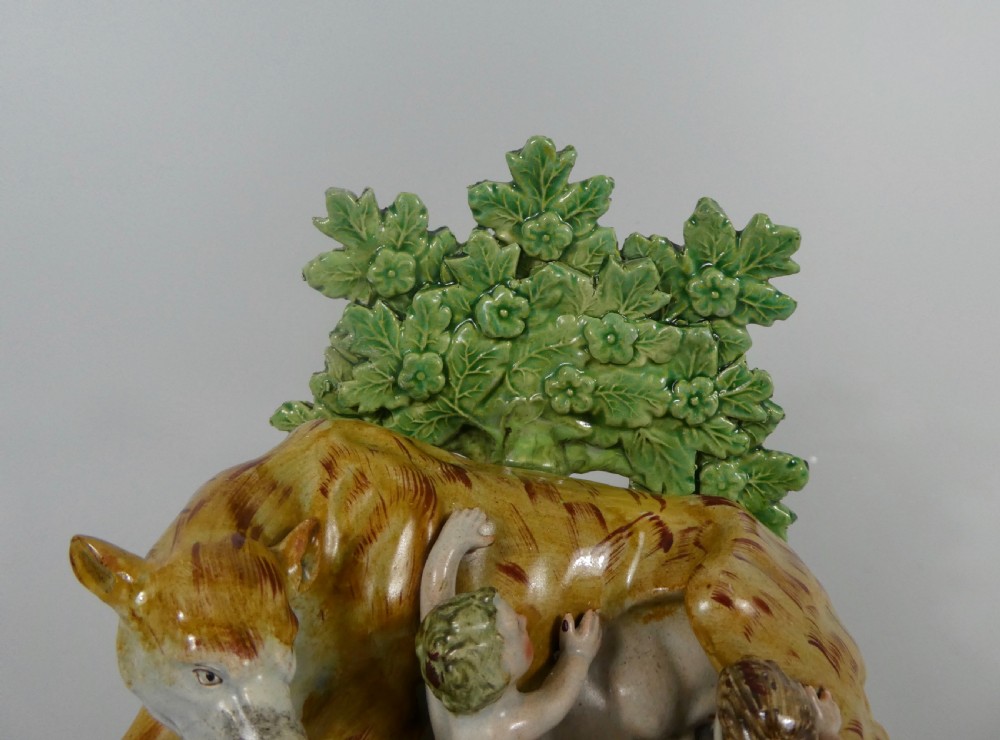 Staffordshire pottery ‘Remus & Romulus’, c. 1830. View IV