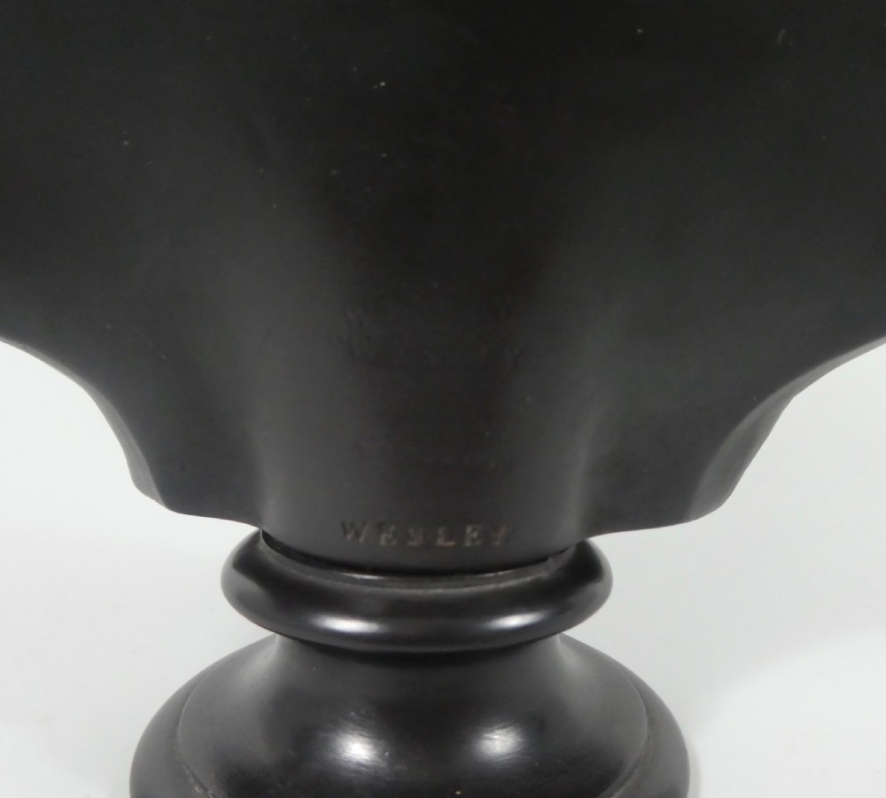 Wedgwood basalt bust of John Wesley, c. 1830. View X