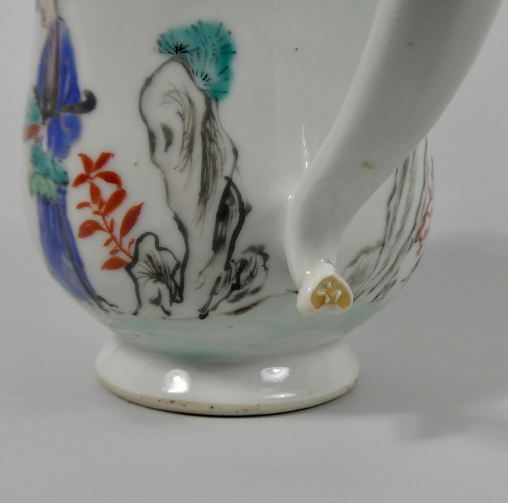 Chinese porcelain mug. Fencai enamel decoration, c. 1760. Qianlong Period. View XIII