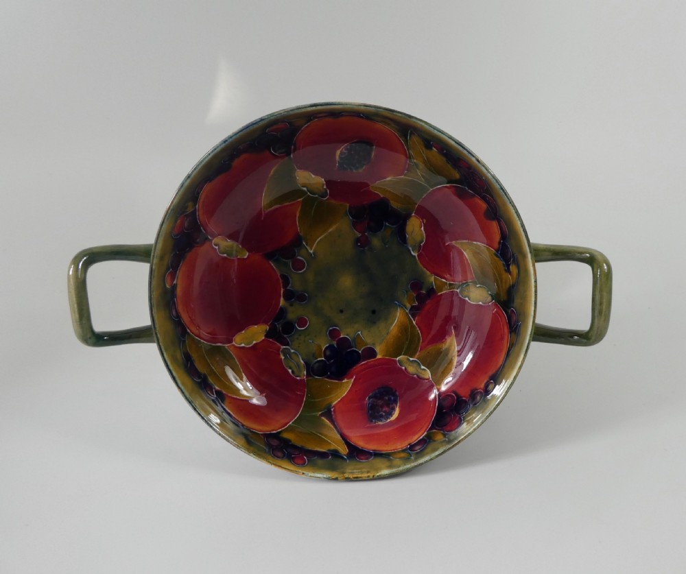 Moorcroft ‘Ochre Pomegranite’ bowl, c. 1915. View IV