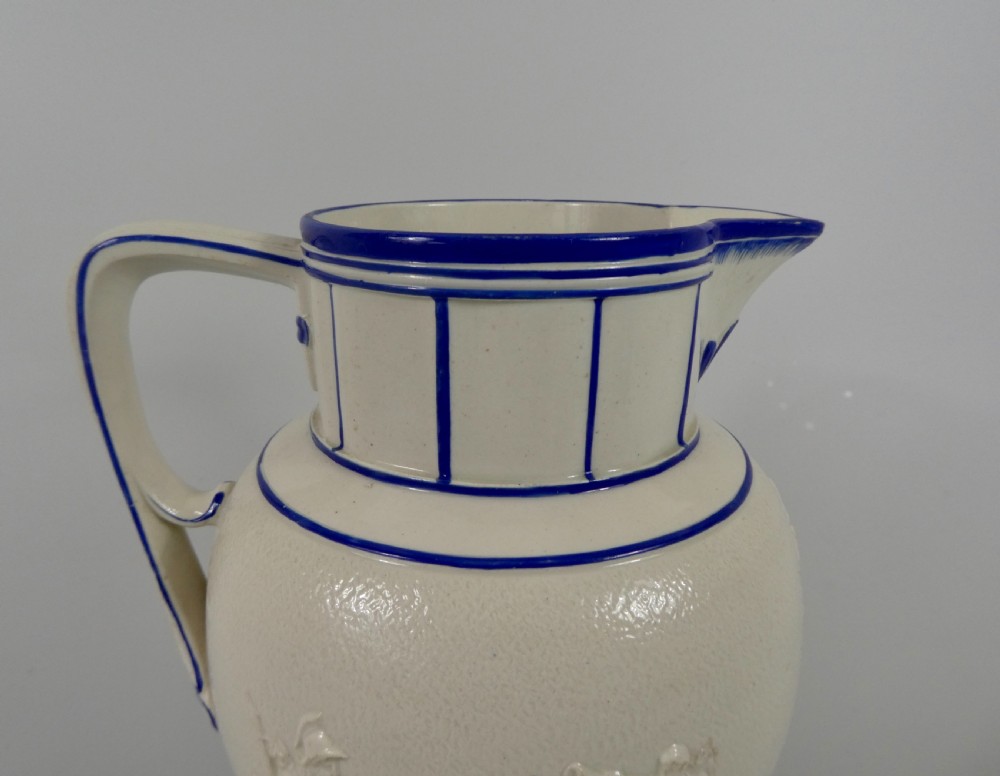 English felspathic pottery jug, Nelson and The Victory, c. 1805. View VII