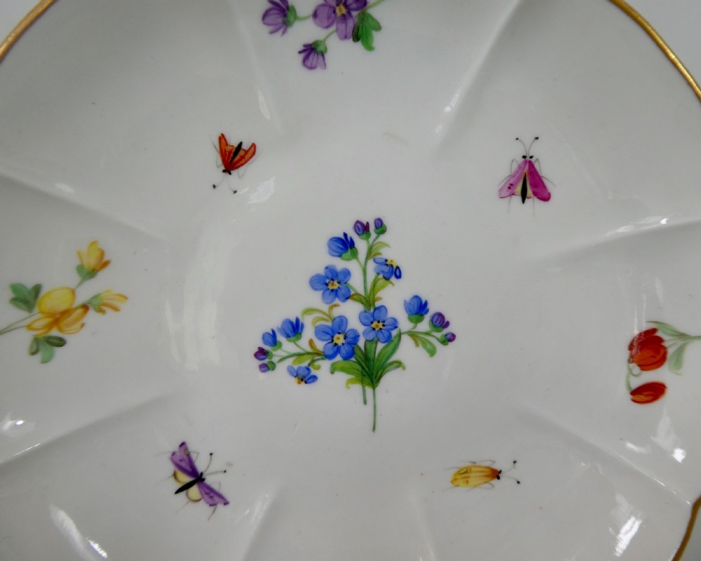 Meissen ‘Forget me nots’encrusted cup and saucer, c. 1880. View II