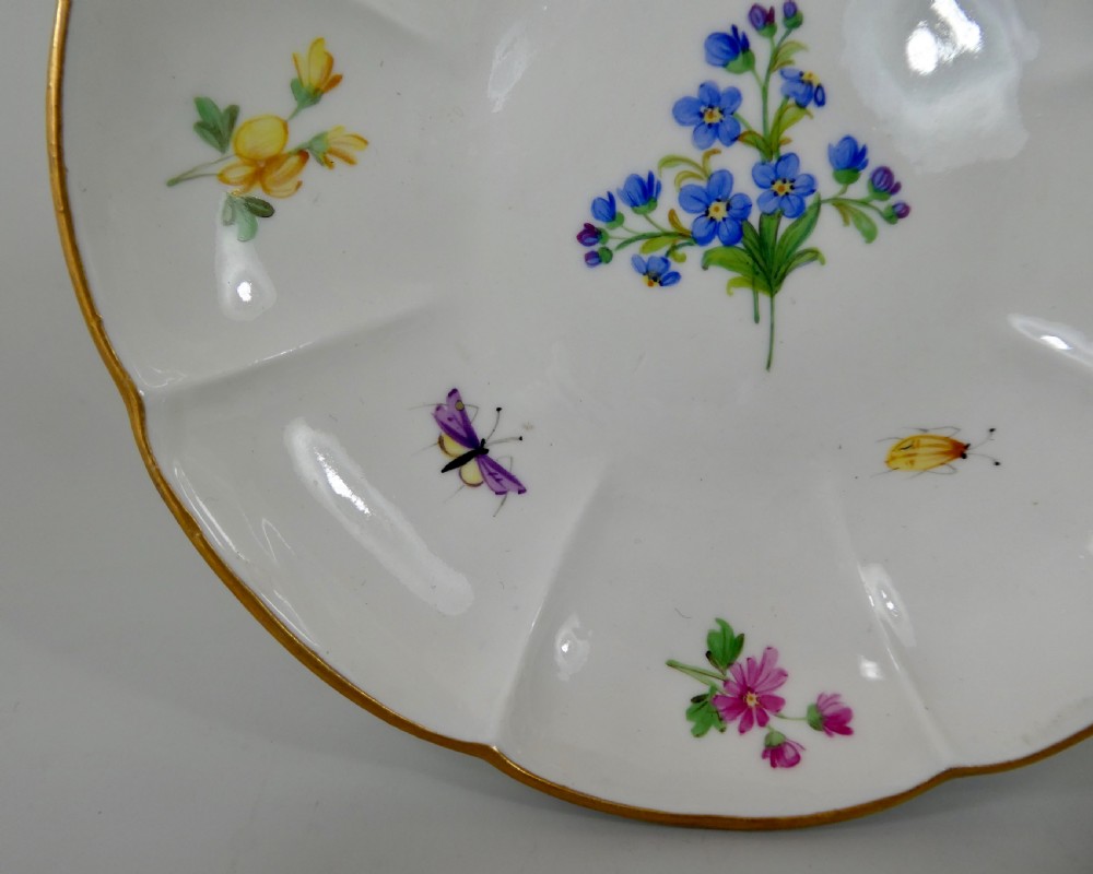Meissen ‘Forget me nots’encrusted cup and saucer, c. 1880. View IV