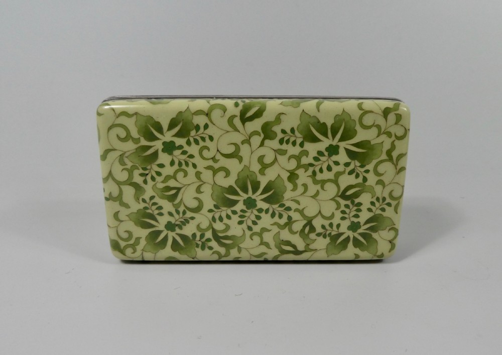 Ando cloisonne box and cover. c. 1890. Meiji Period. View II