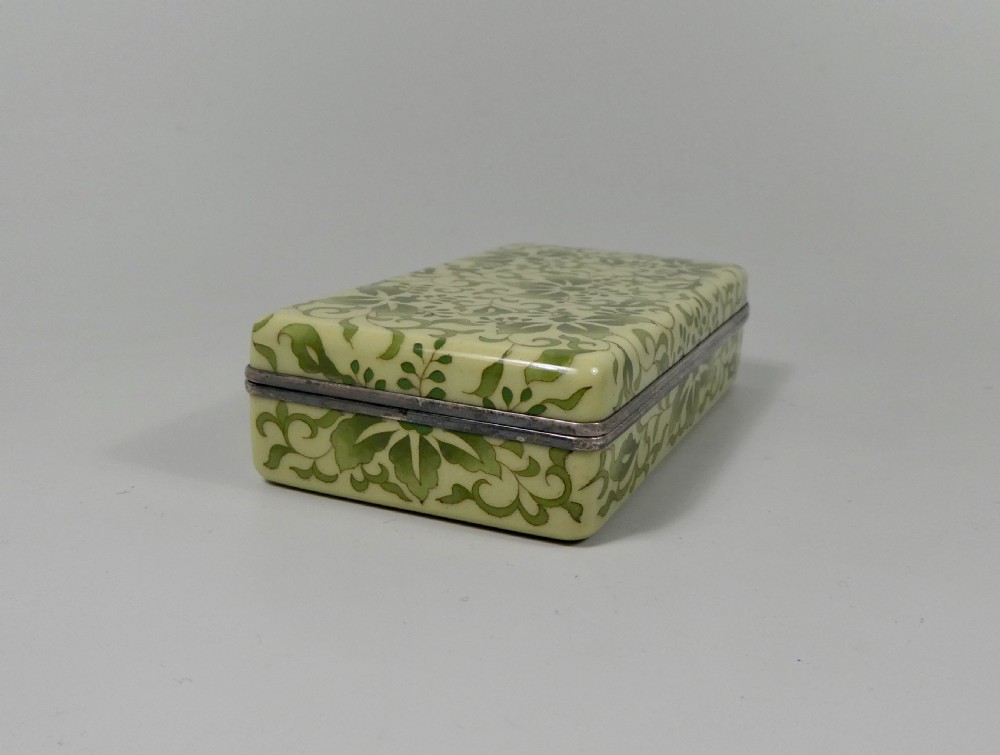 Ando cloisonne box and cover. c. 1890. Meiji Period. View V