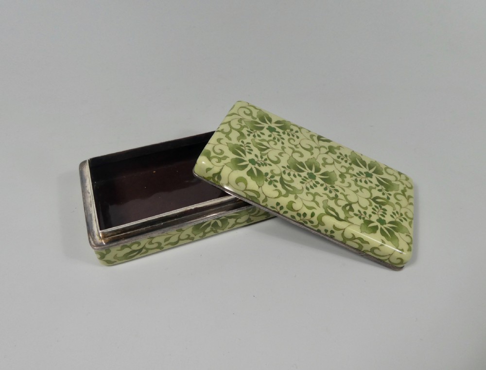 Ando cloisonne box and cover. c. 1890. Meiji Period. View VIII