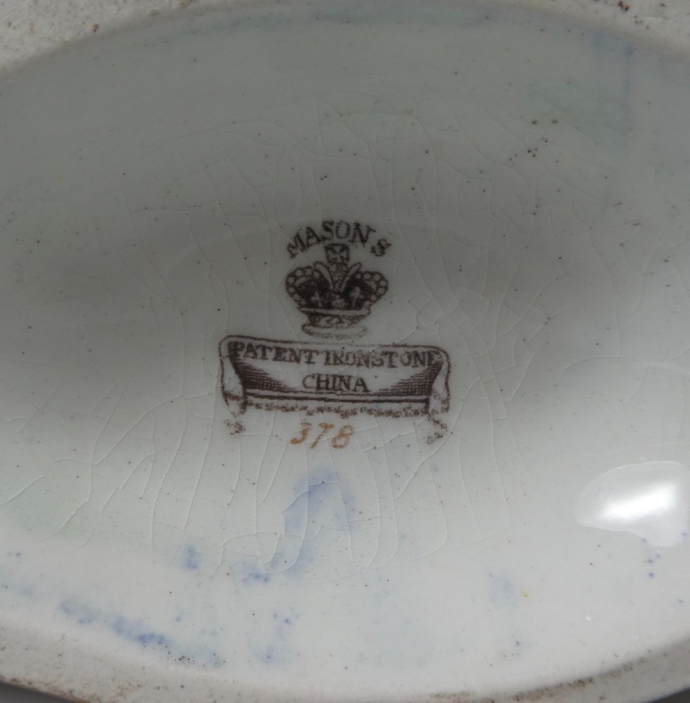 Masons Ironstone ‘Arrows’ vase, c. 1850. View IX