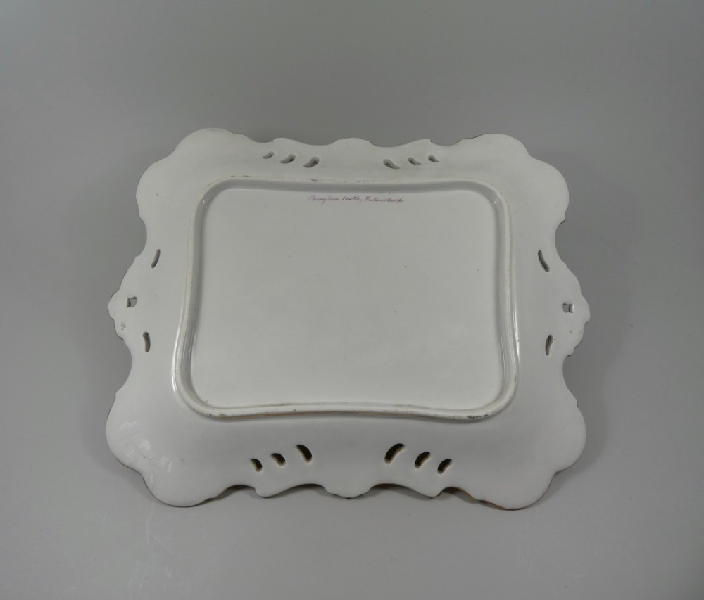 Minton porcelain tray, Brougham Castle’, c. 1830. View XI