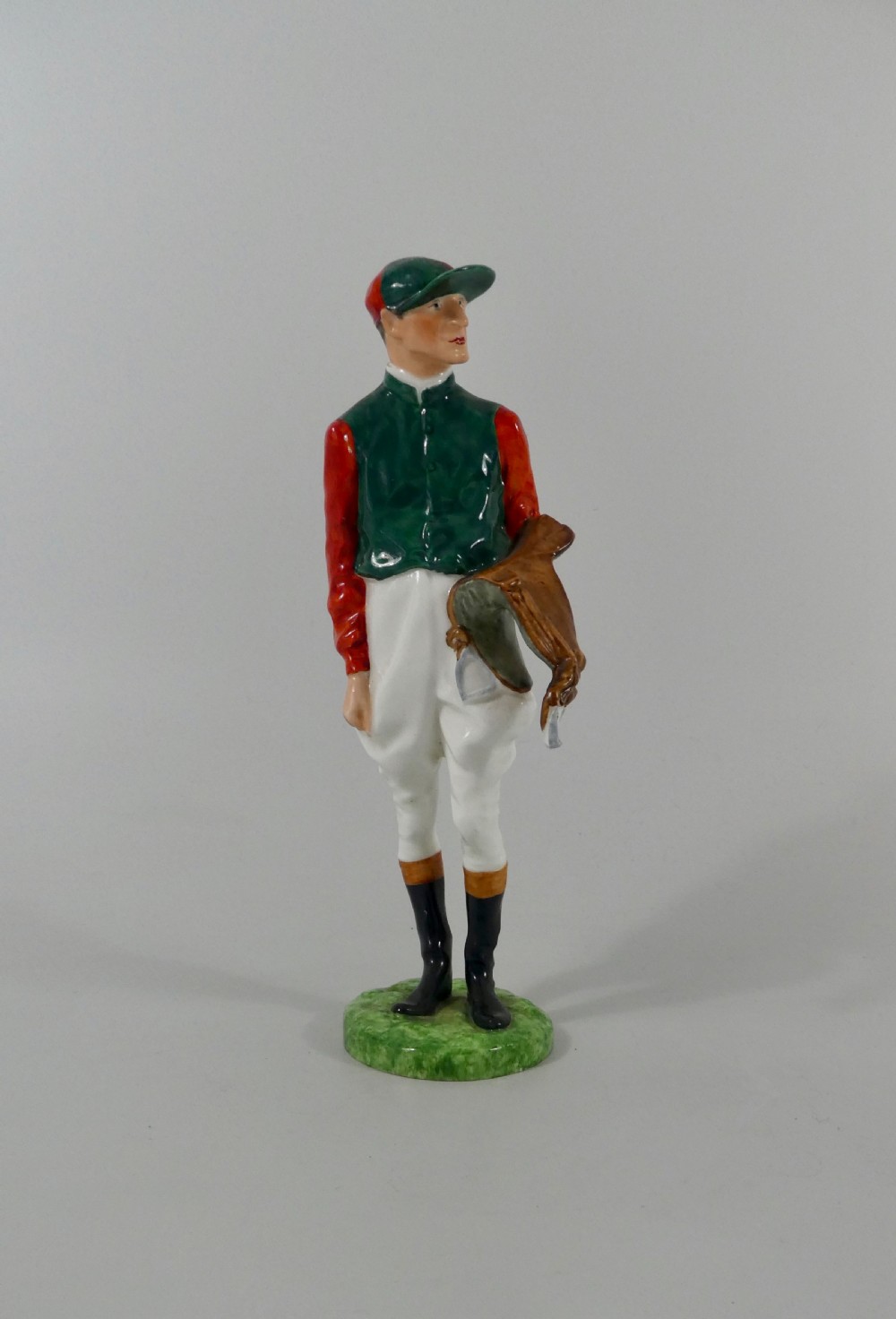 Royal Crown Derby porcelain jockey, dated 1933.