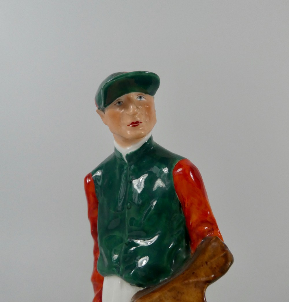 Royal Crown Derby porcelain jockey, dated 1933. View II