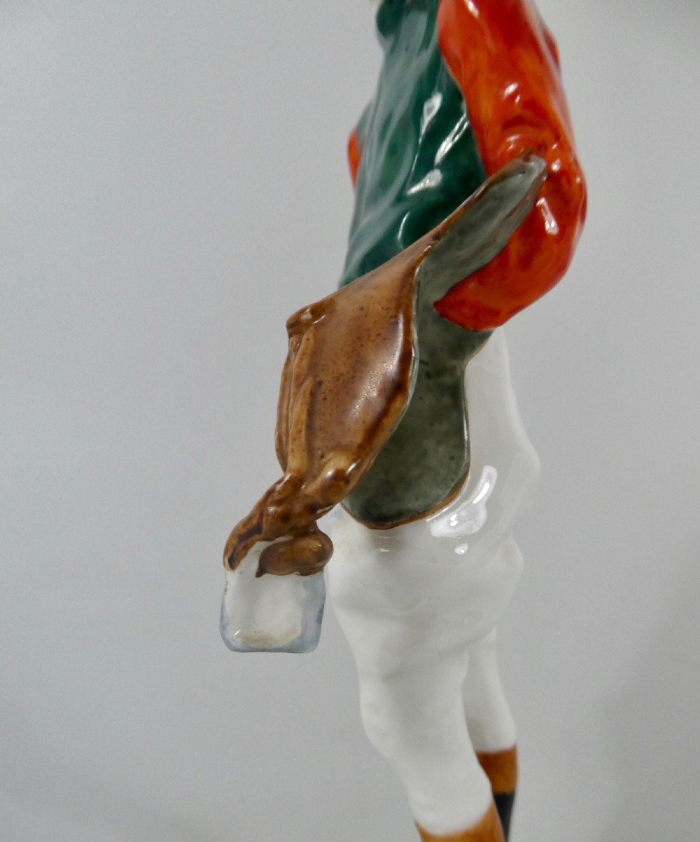 Royal Crown Derby porcelain jockey, dated 1933. View IV
